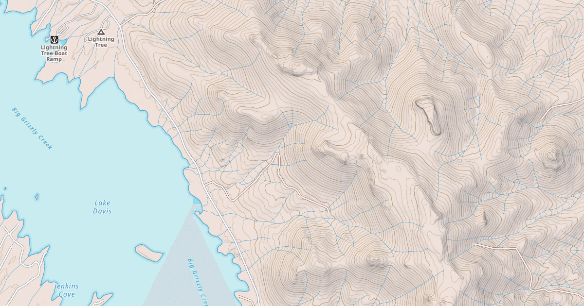Map preview of DAVIS HEIGHTS SPUR