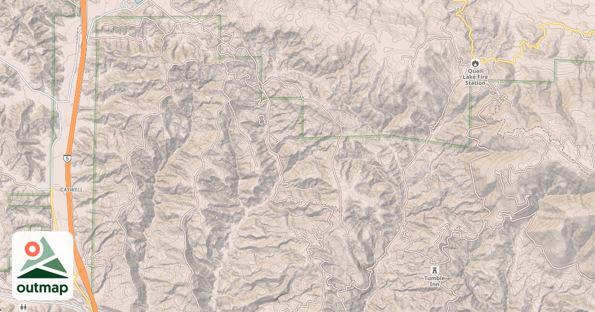 Map of LIEBRE GULCH (DAVIS RANCH)