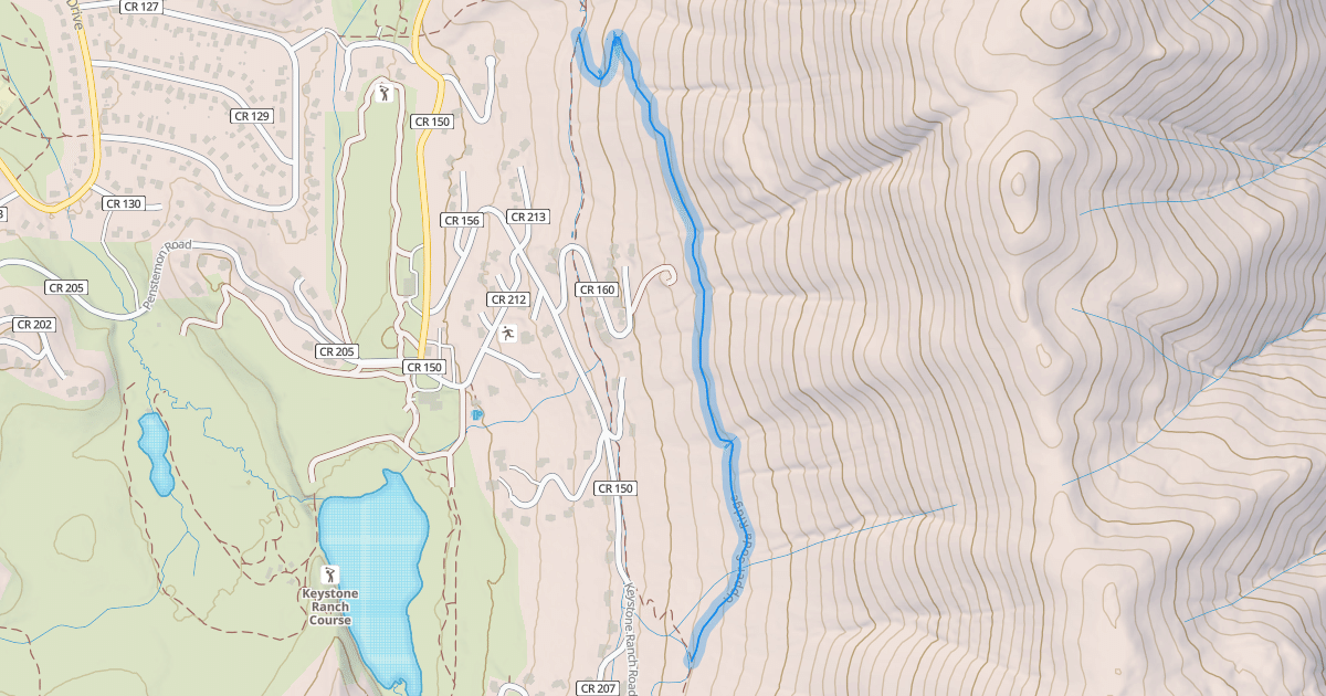 Map preview of Upper Soda Ridge