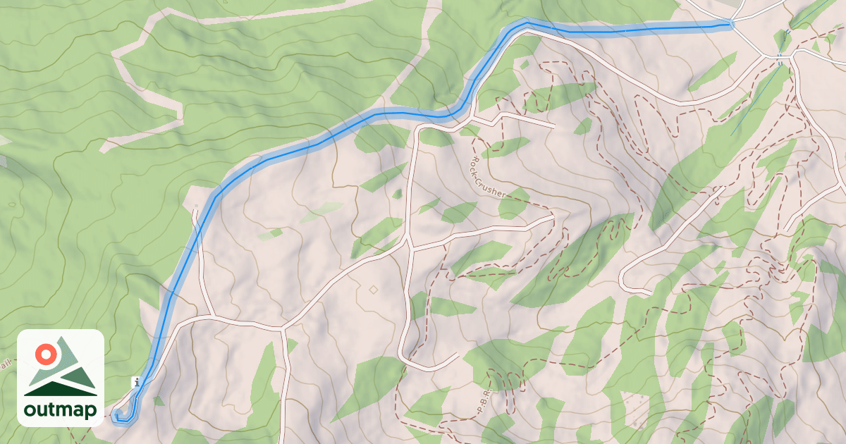 Map of Brennan's Trail