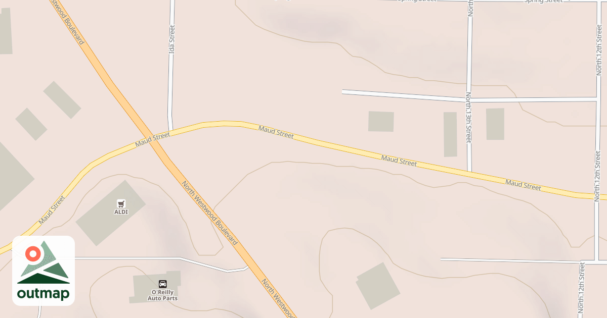 Map of POPLAR BLUFF ADMIN SITE SPUR A