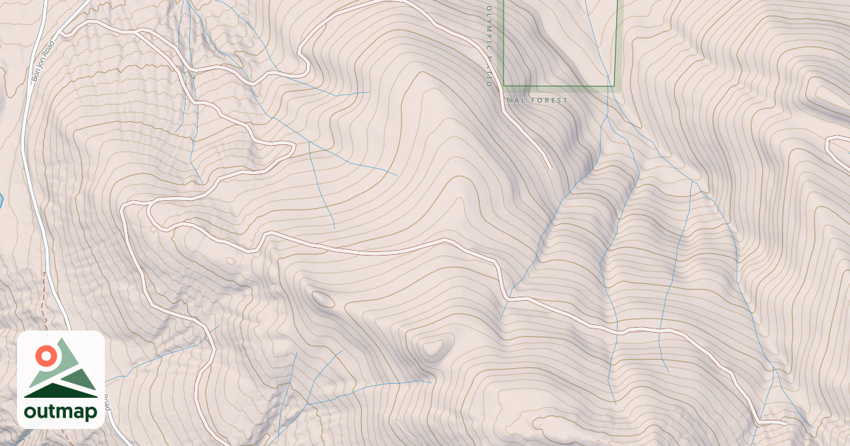 Map of USFS National Forest System Roads {2133E9C9-B34F-432A-8A85-3D5D8DF2BBAA}