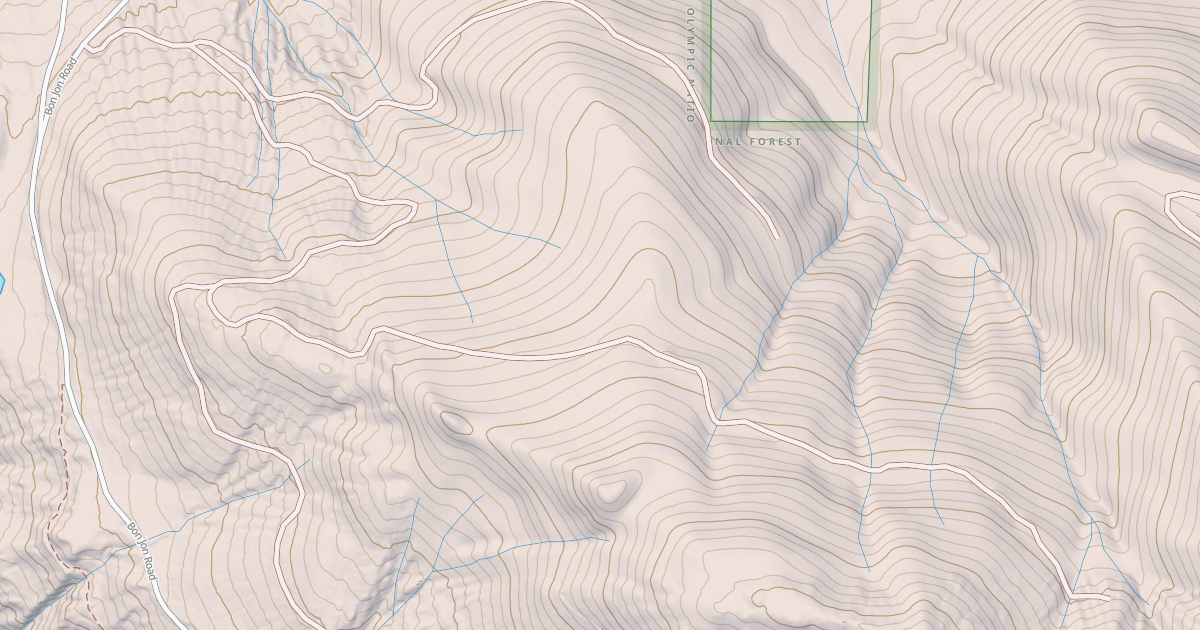 Map preview of USFS National Forest System Roads {2133E9C9-B34F-432A-8A85-3D5D8DF2BBAA}