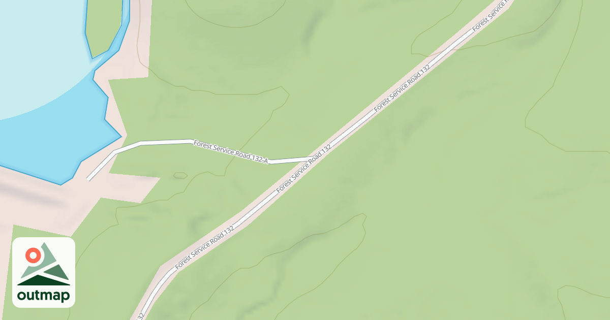 Map of EAST ACCESS DUNCAN CREEK DAM