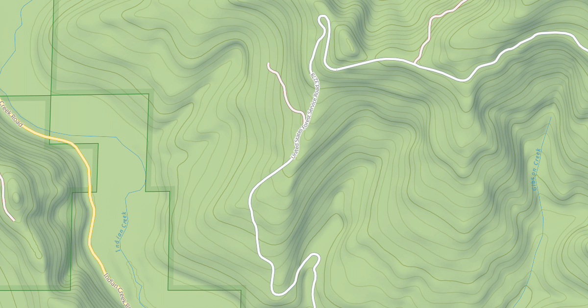 Map preview of GIBSON CR. RD.