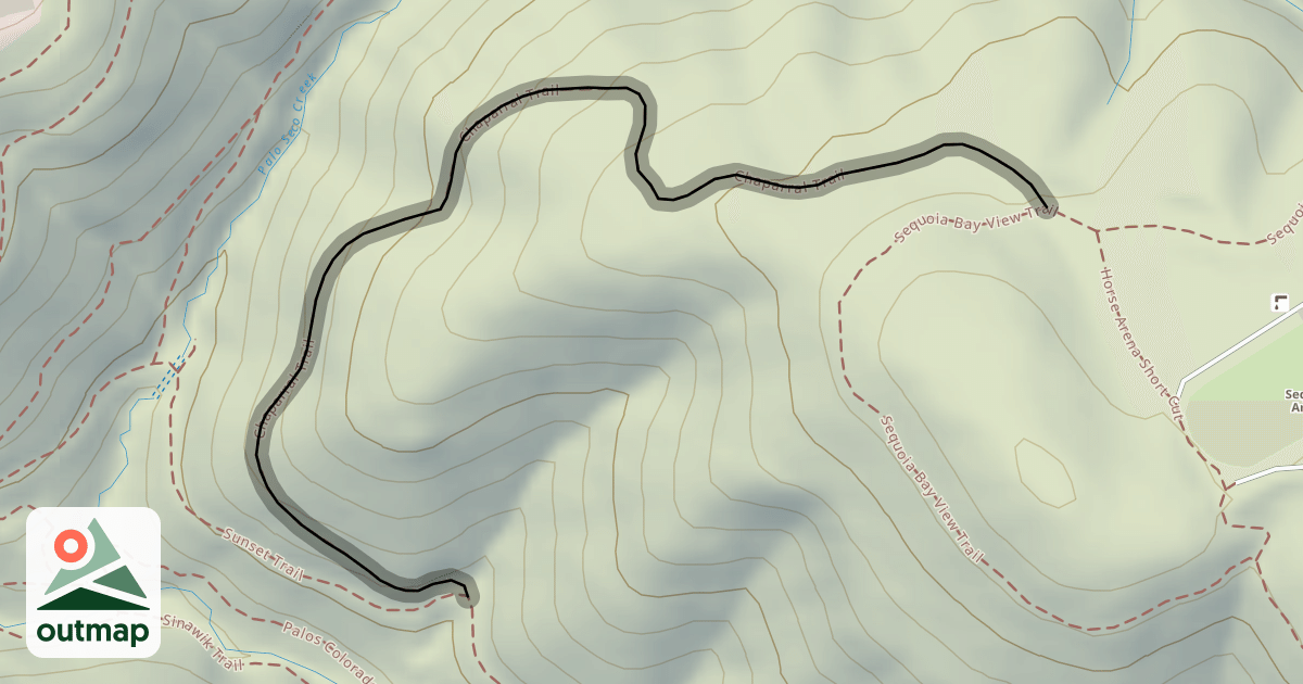 Map of Chaparral Trail