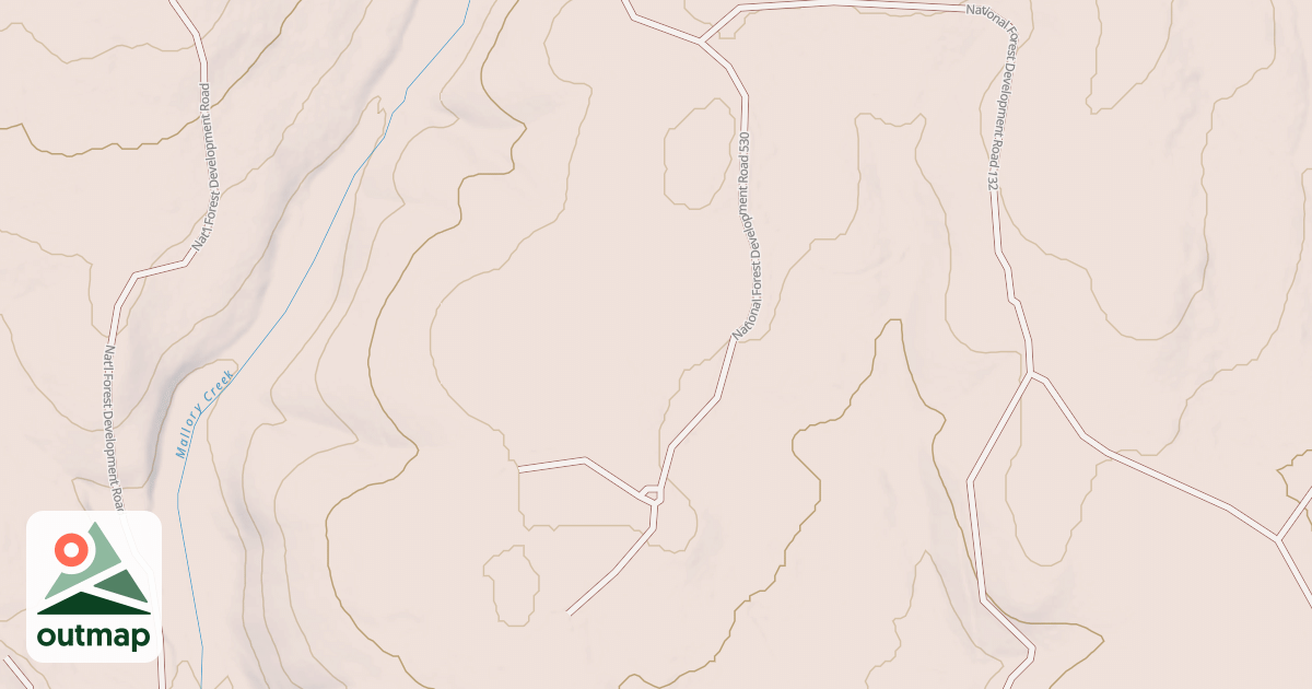 Map of USFS Motor Vehicle Use Map Roads {F70D98FB-CD8C-489A-8818-ADD362C41DC5}