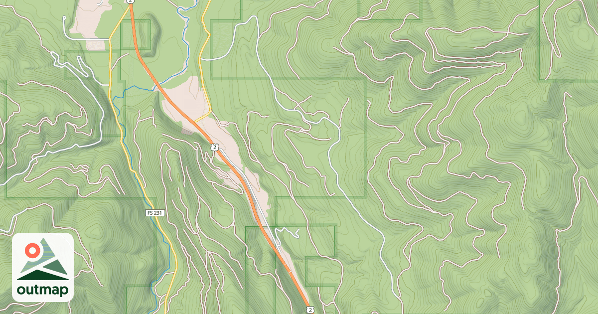 Map of COWELL CR MCMILLAN RIDGE