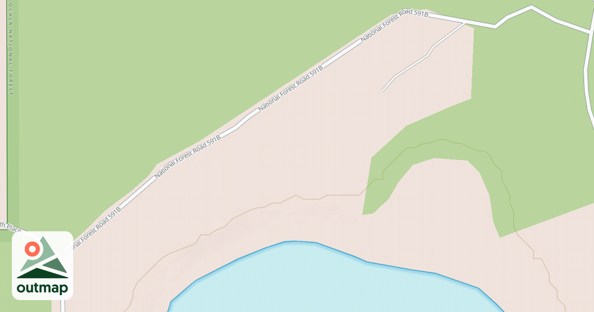 Map of LAKE CATHERINE BOAT RAMP