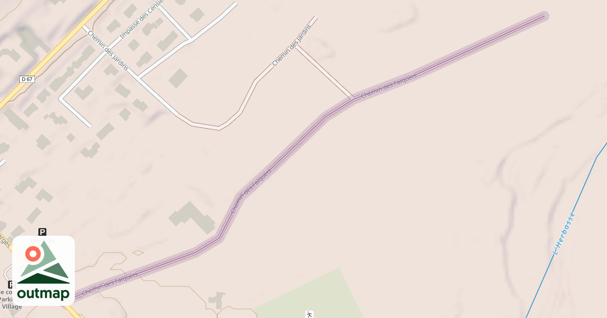 Map of Chemin des Falquets
