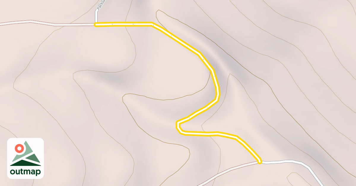Map of Horseshoe-Pack Saddle Road