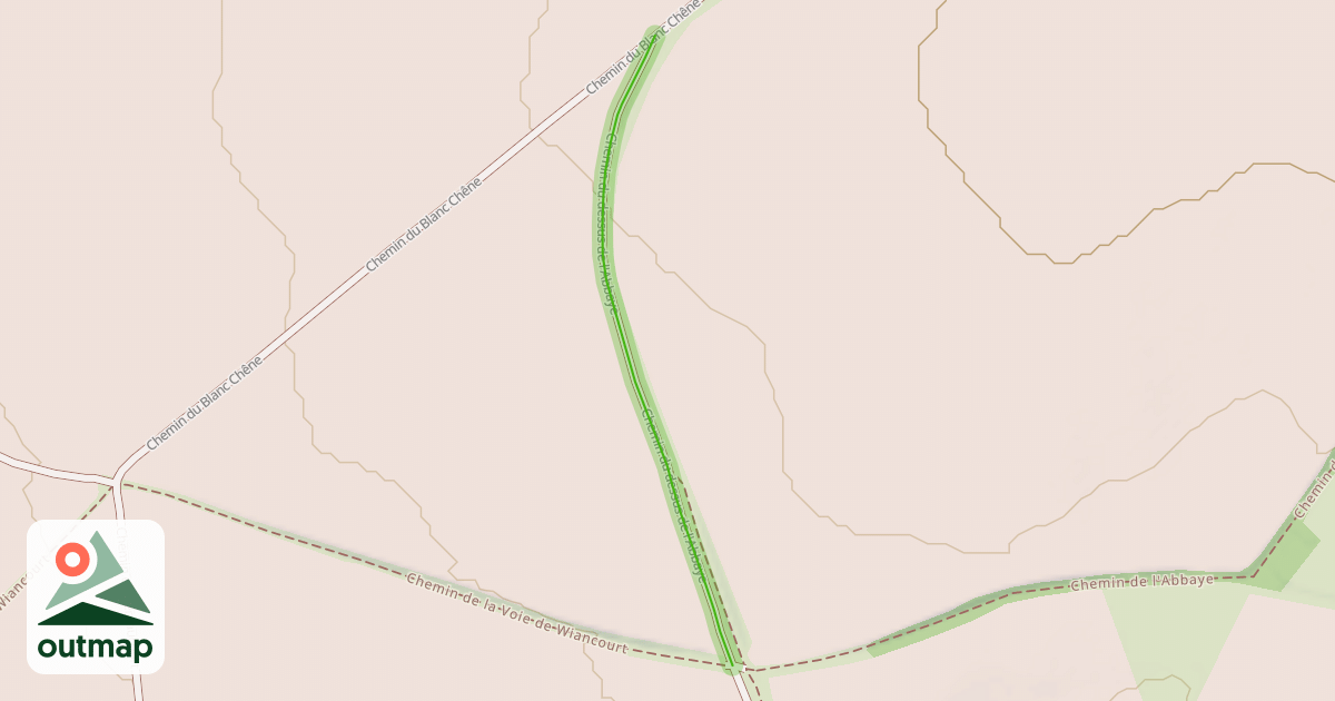 Map of Chemin du dessus de l'Abbaye