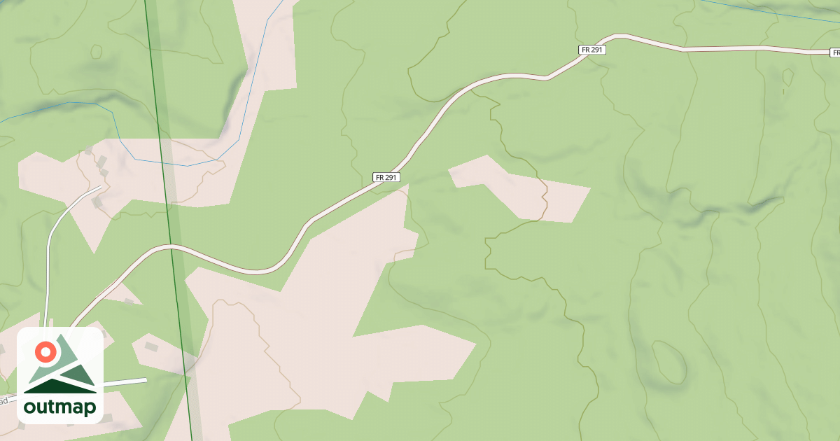 Map of DOWNINGVILLE