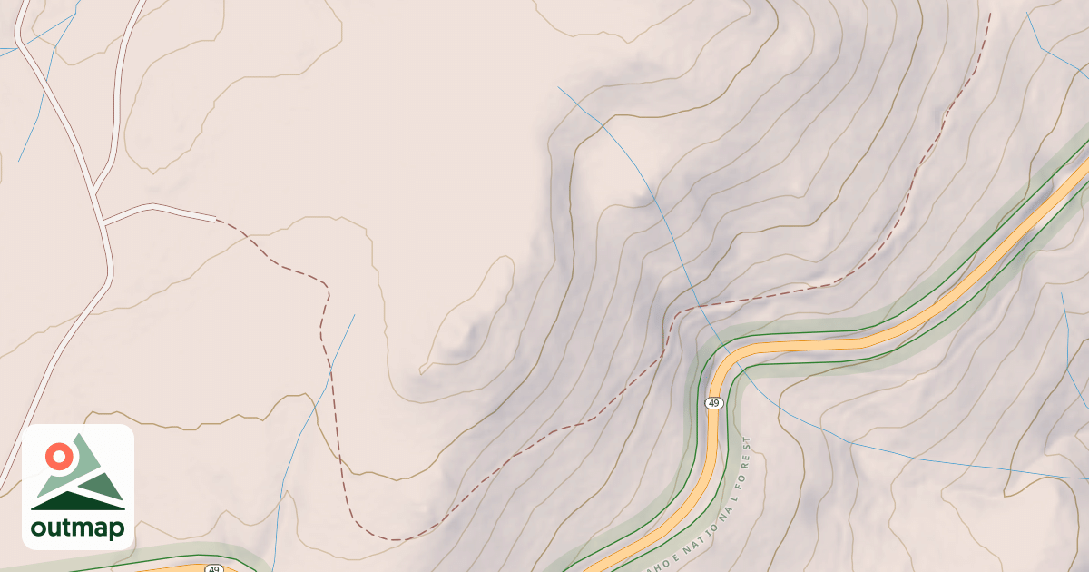 Map of CROSSLONAVICH SPUR