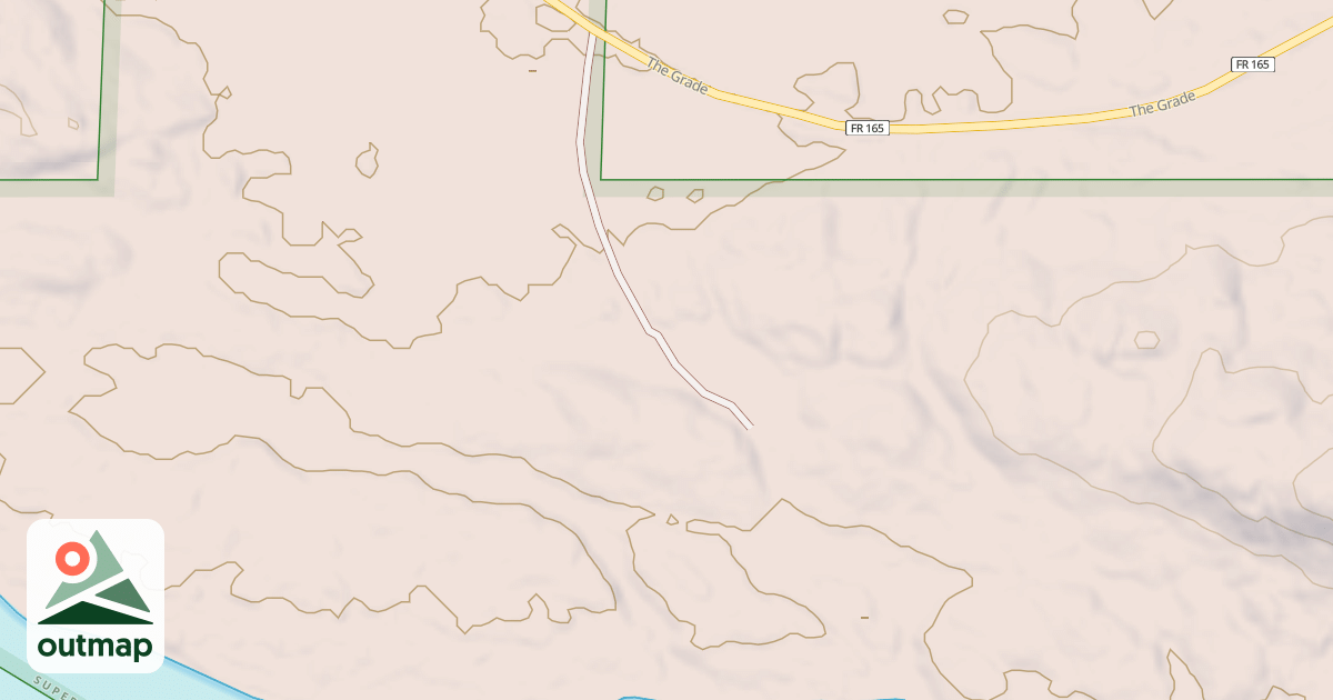 Map of LITTLE CASCADE LAKE
