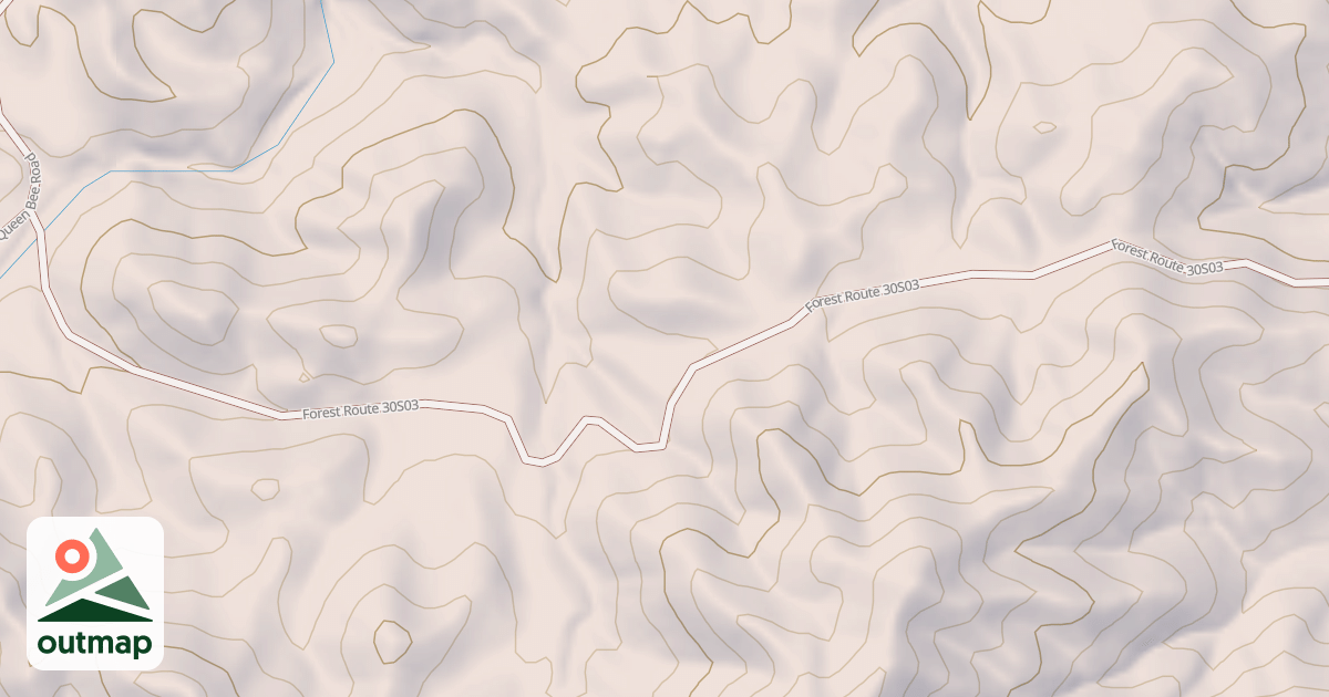 Map of QUEEN BEE OHV