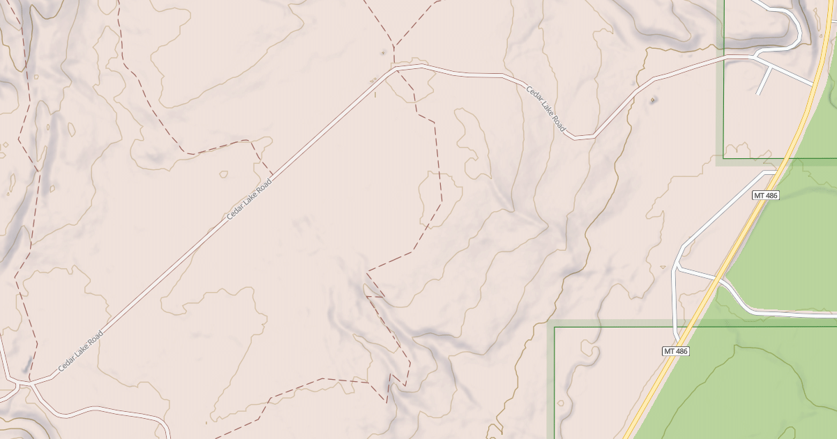 Map preview of CEDAR FLATS