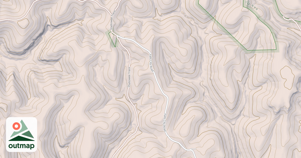 Map of HAWK CREEK
