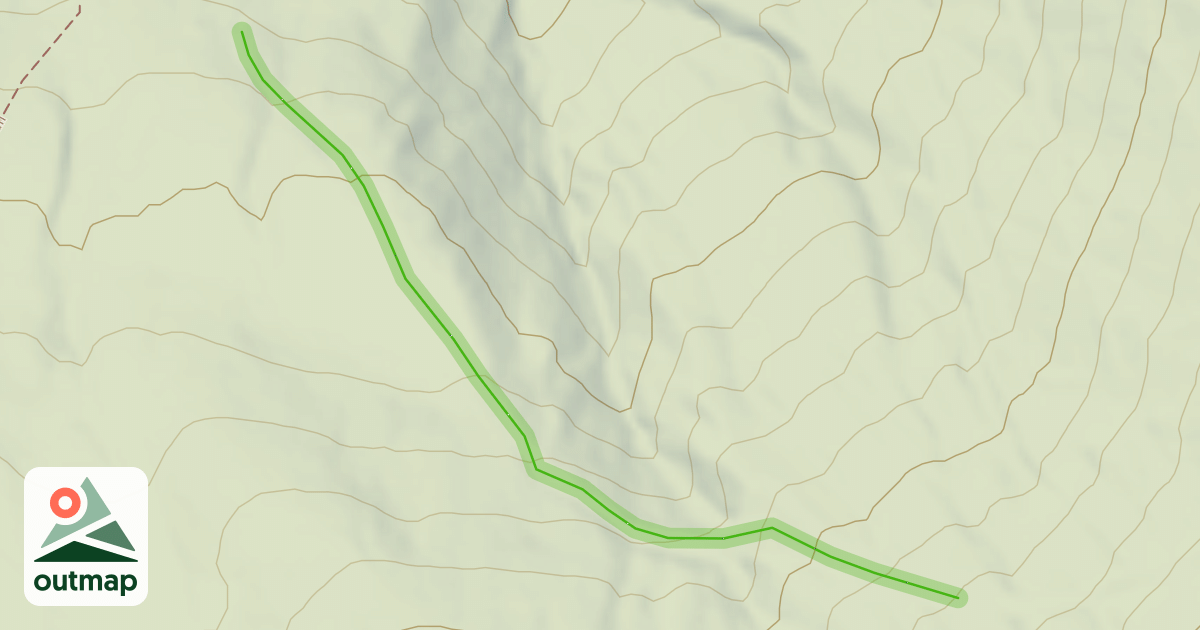 Map of Beck Brook