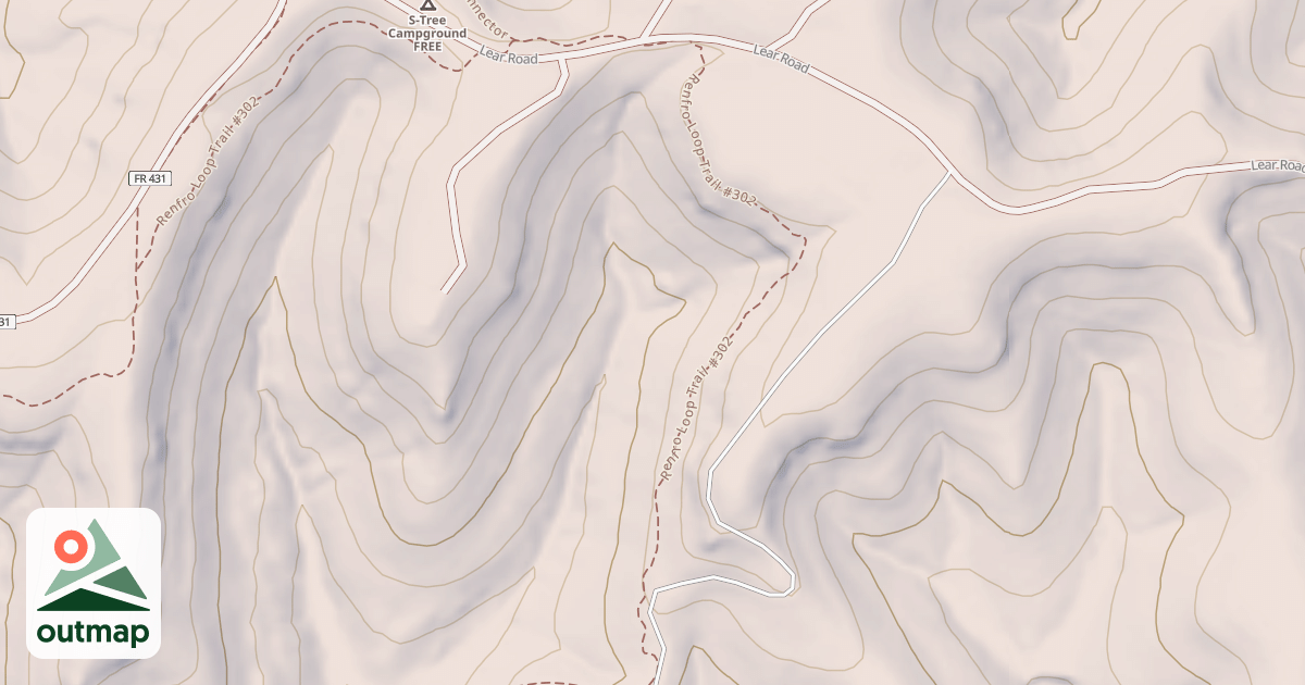 Map of Renfro Loop