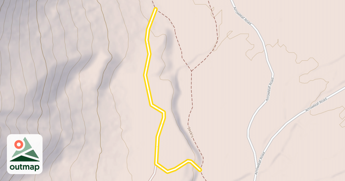 Map of Doe Canyon Loop