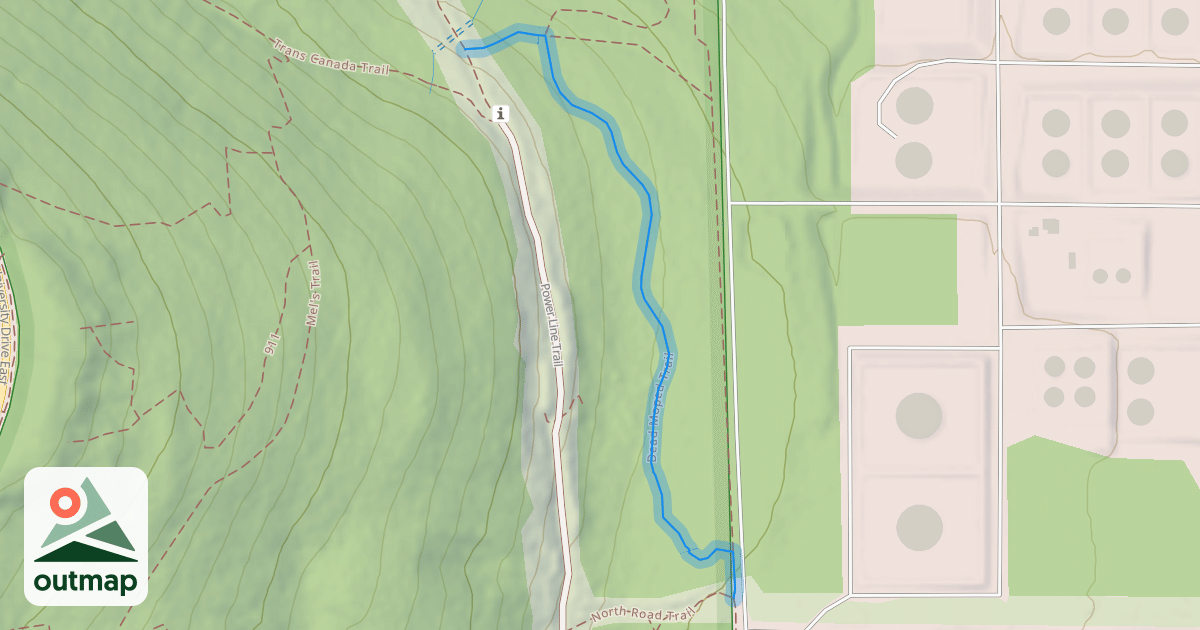 Map of Dead Moped Trail