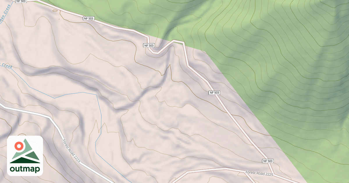 Map of USFS National Forest System Roads {90E05DEE-CA4F-4FEA-8633-798BE9FF0F85}