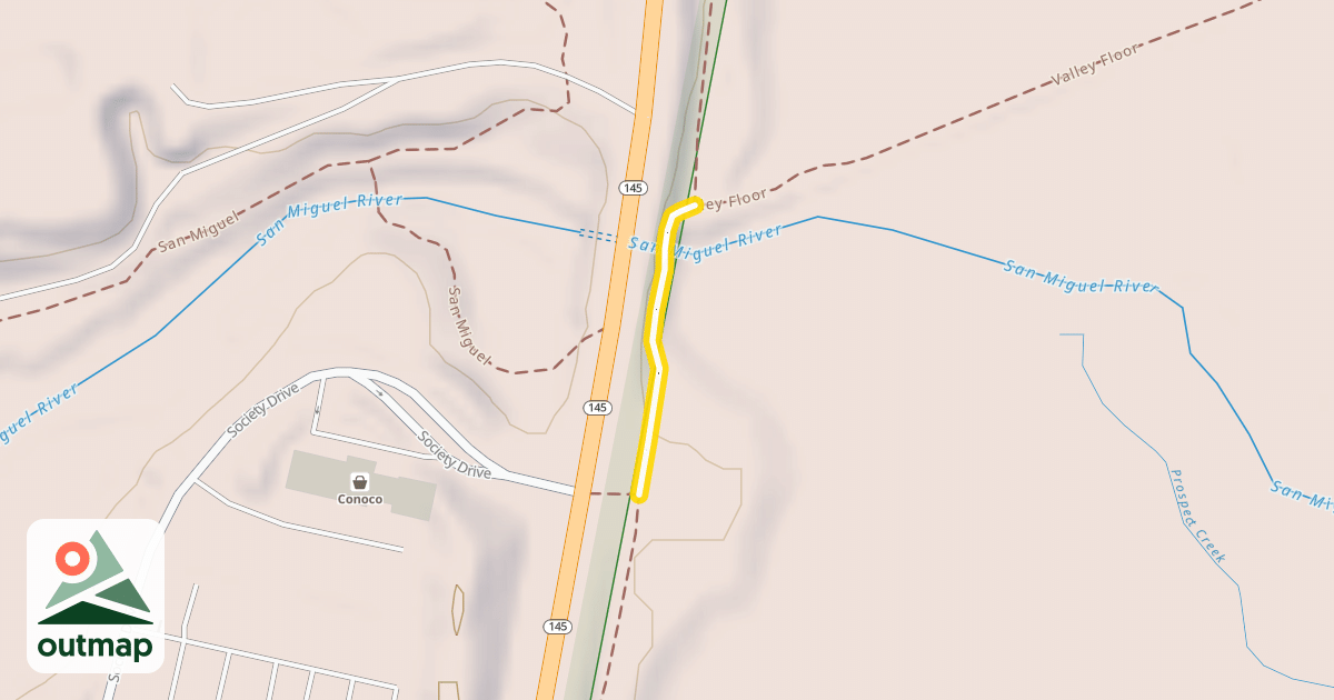 Map of Valley Floor