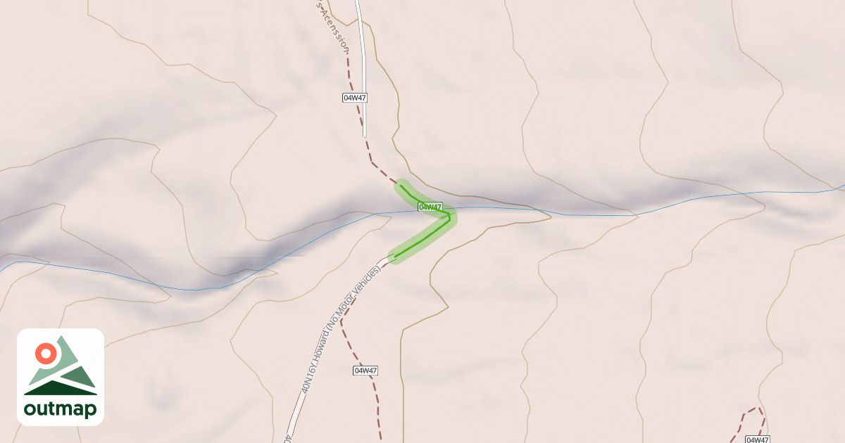 Map of Muir's Acenssion