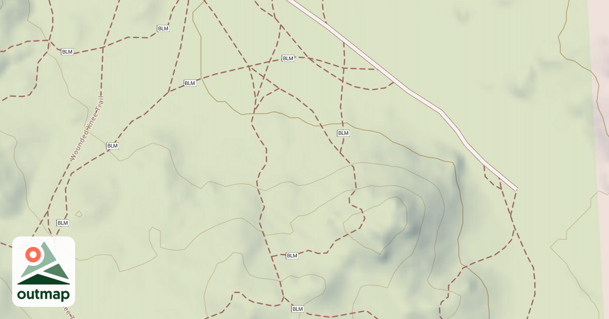 Map of BLM National GTLF Public Motorized Trails 4a07f3c0-9469-4795-92ca-3605018615d8