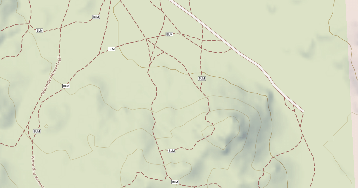 Map preview of BLM National GTLF Public Motorized Trails 4a07f3c0-9469-4795-92ca-3605018615d8