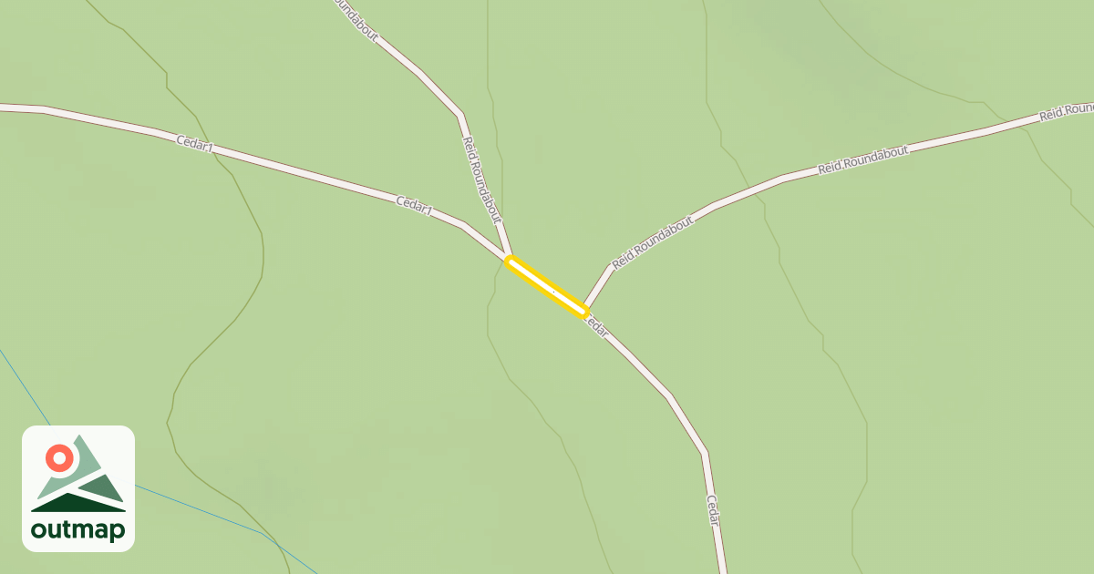 Map of Cedar
