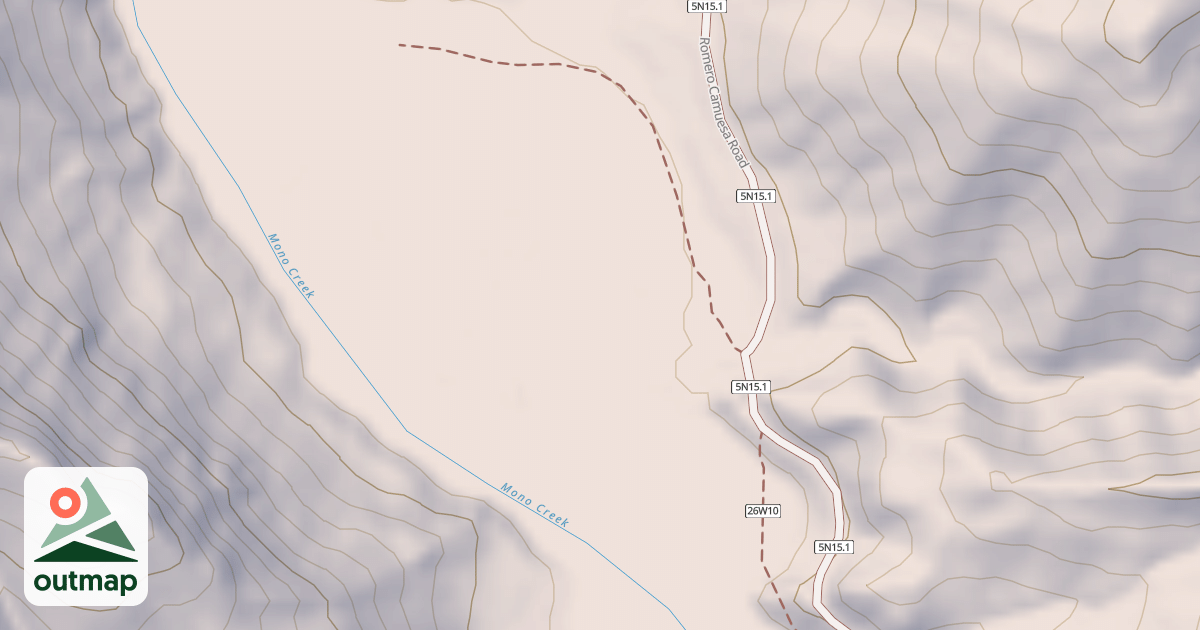 Map of MONO C.G.