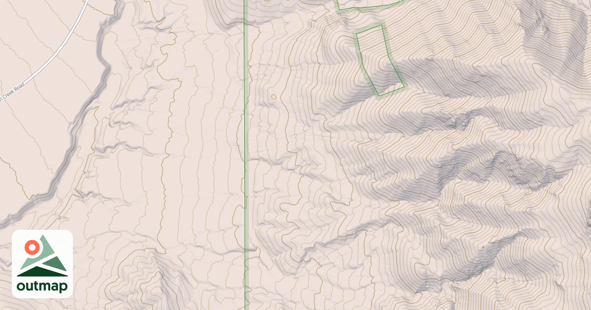 Map of SOUTH CAMP CR. MINES
