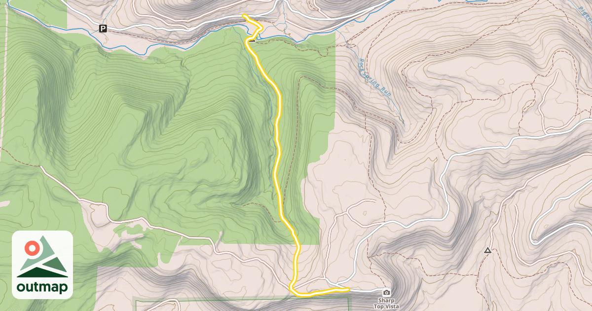 Map of Old Loggers Path