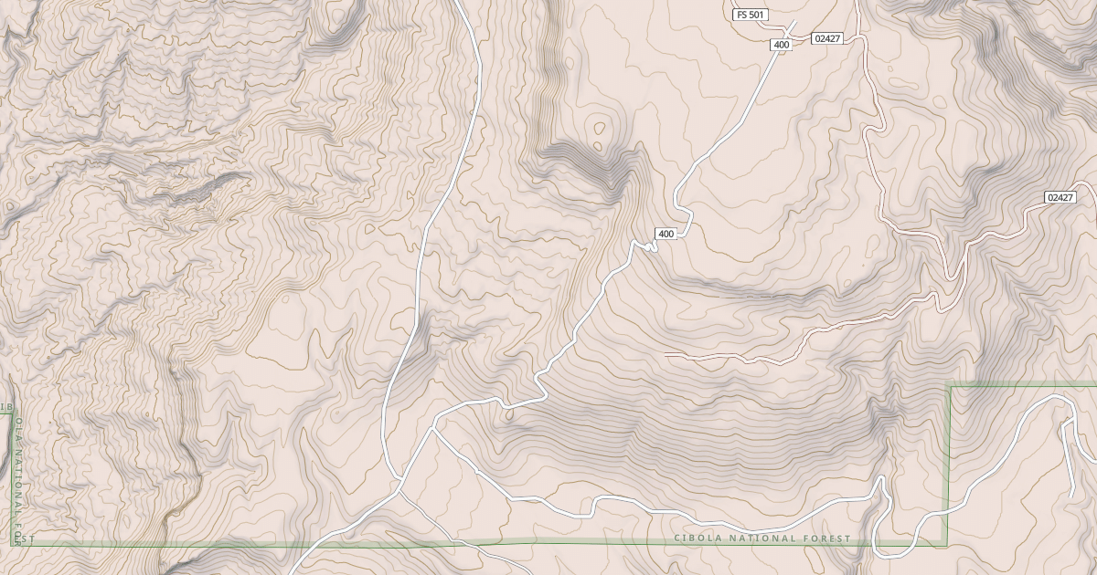 Map preview of USFS Motor Vehicle Use Map Roads {92747101-3000-4B97-84D5-4646FCC1A720}