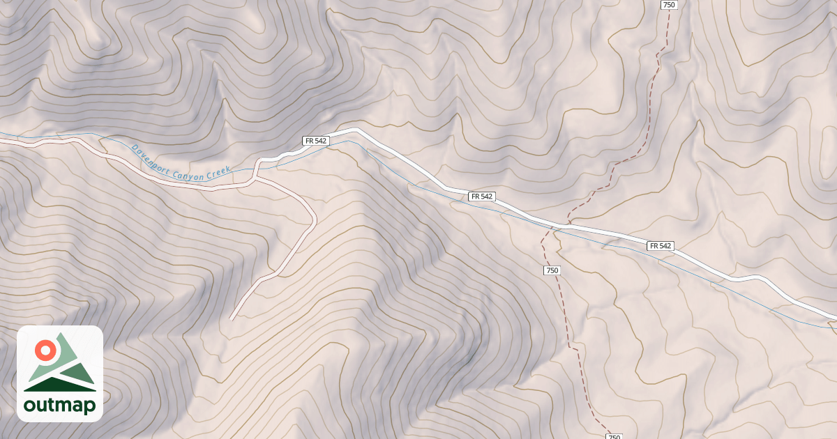 Map of DAVENPORT