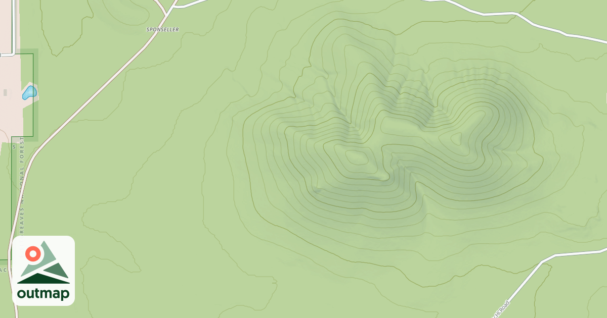 Map of MORGAN MT.FIRE ROAD SOUTH