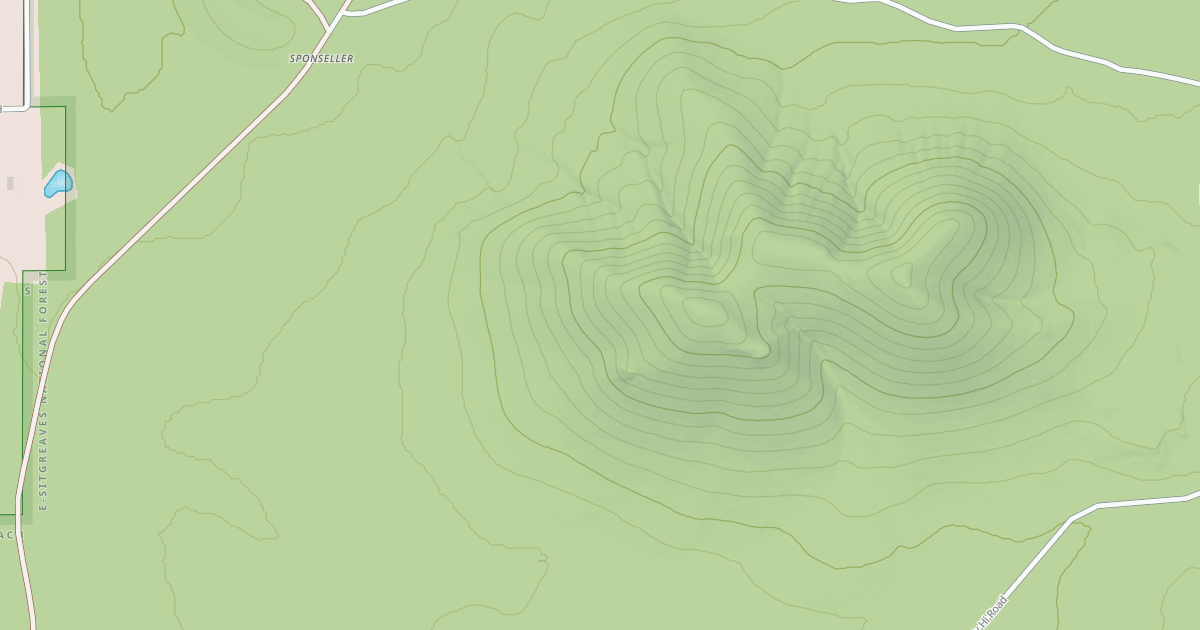 Map preview of MORGAN MT.FIRE ROAD SOUTH