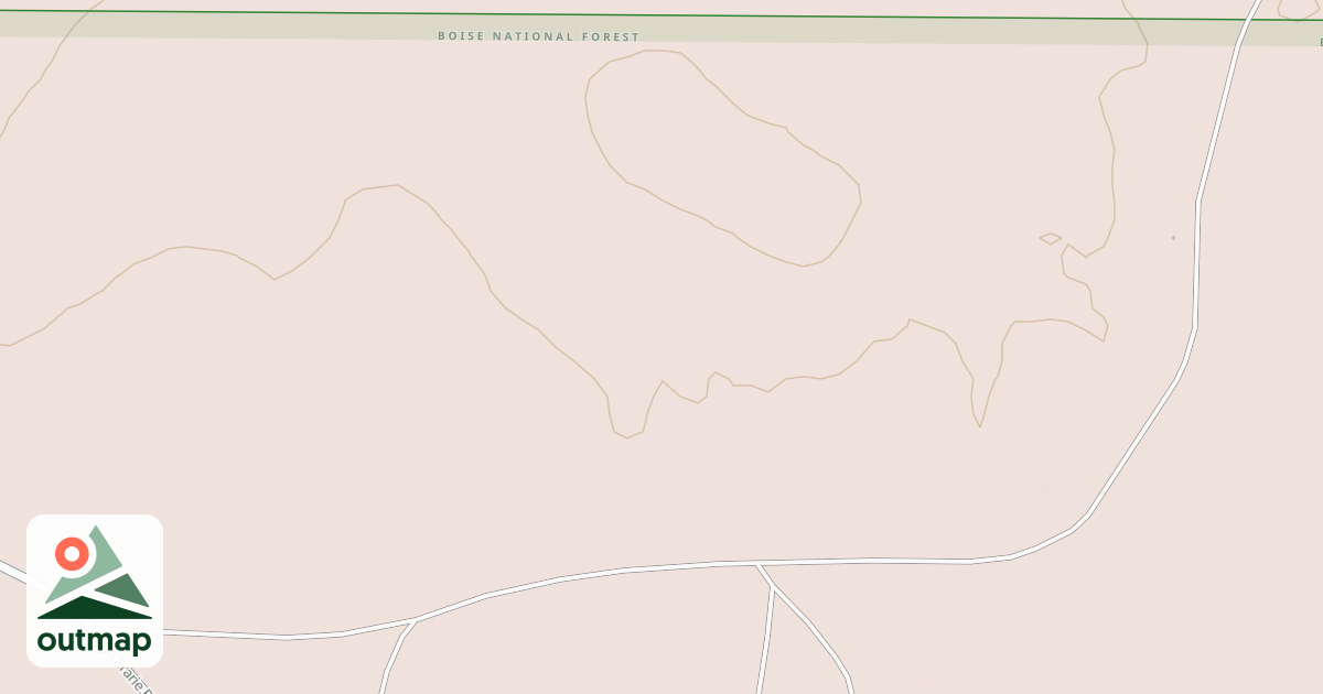 Map of MOORES FLAT
