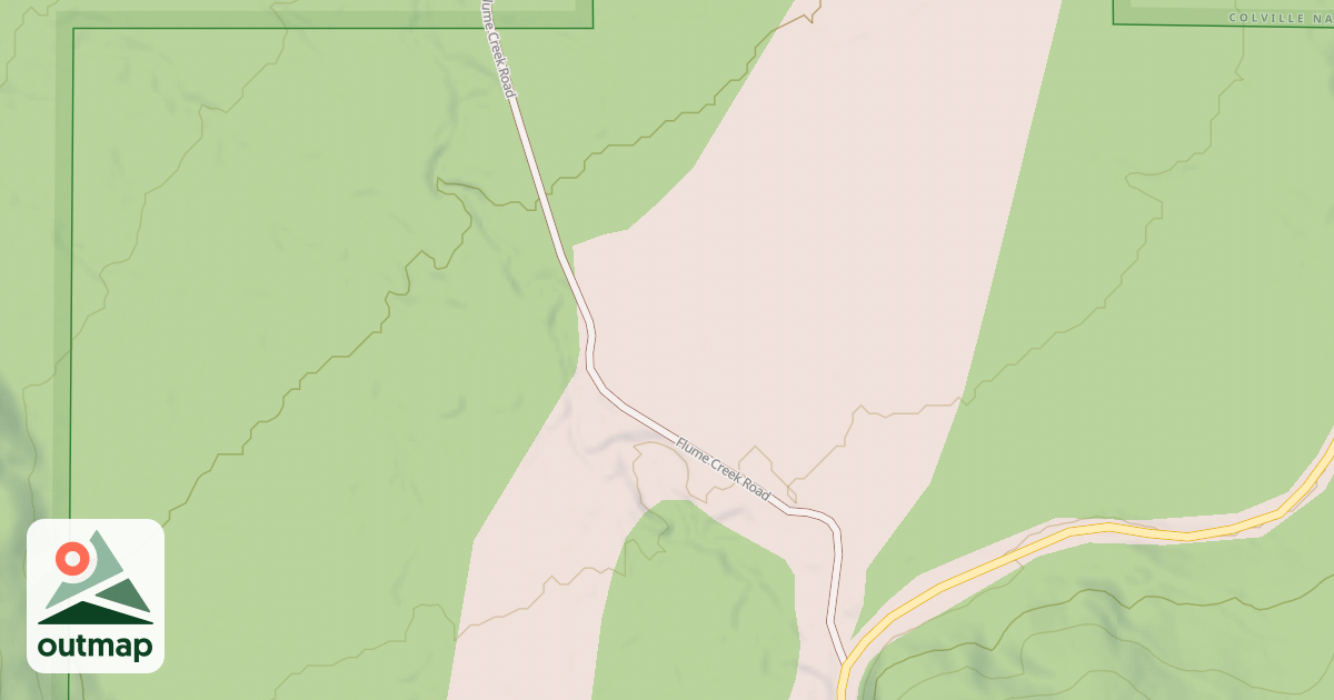 Map of FLUME CREEK