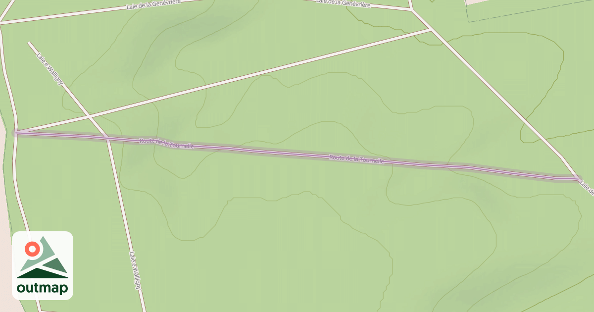 Map of Route de la Tournelle