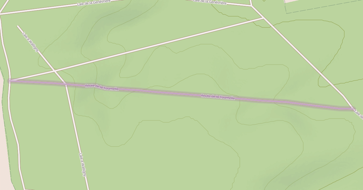 Map preview of Route de la Tournelle
