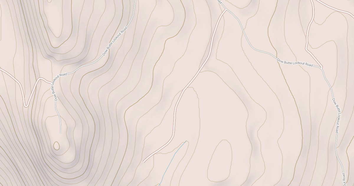 Map preview of EAST DOW BUTTE