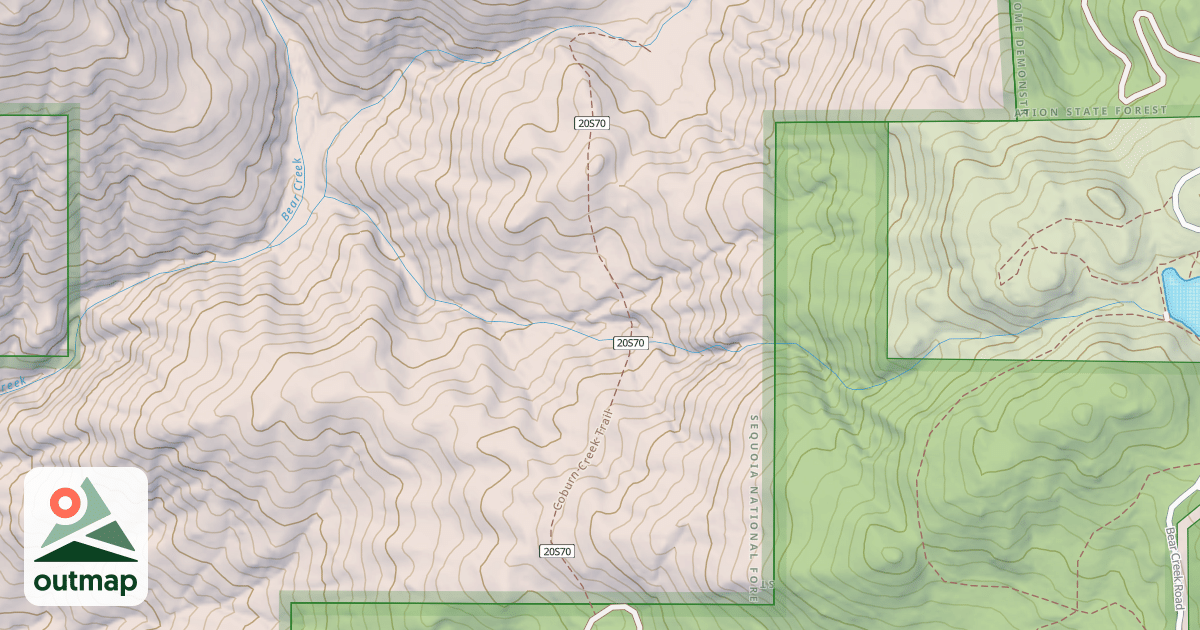 Map of COBURN CR.