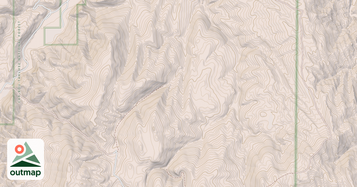 Map of Rock Creek