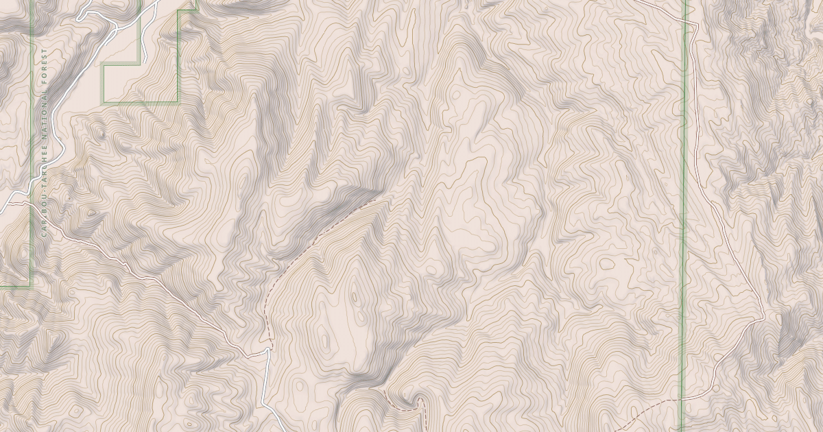 Map preview of Rock Creek