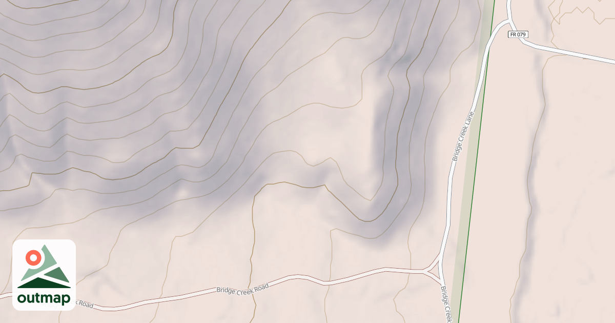 Map of TR #7068 TRAILHEAD ROAD