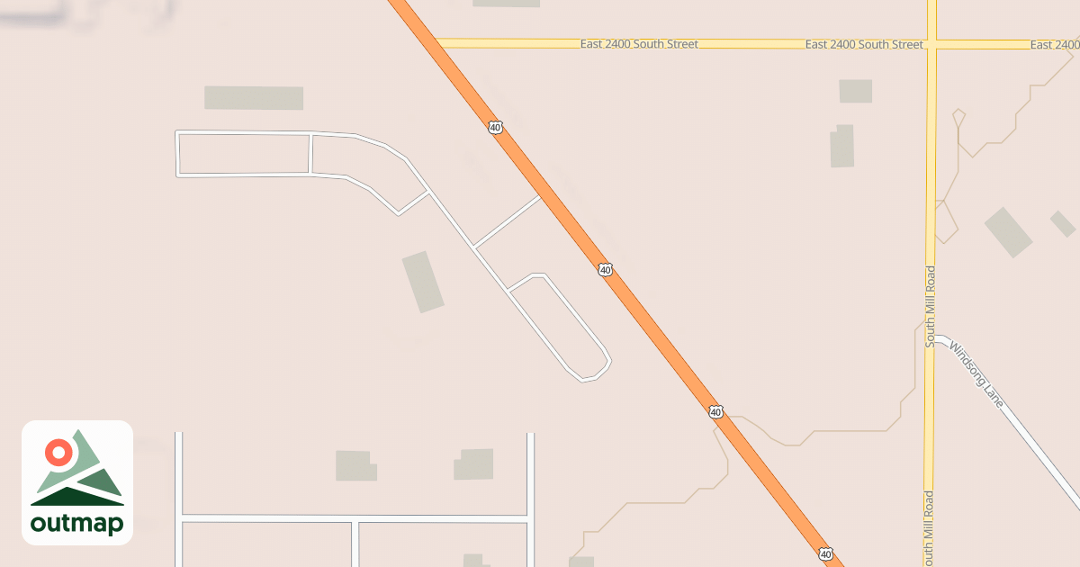 Map of HEBER OFFICE VISITOR PARKING