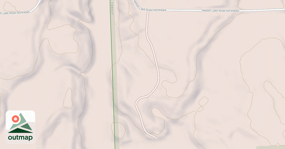 Map of NELSON LAKE SPUR E